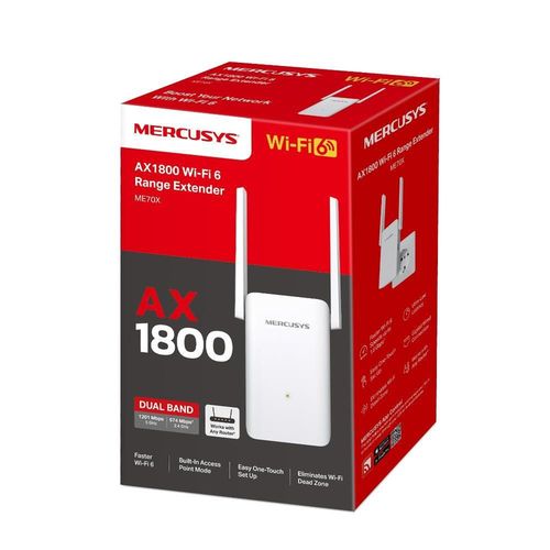 cumpără Amplificator Wi-Fi Mercusys ME70X AX1800 în Chișinău 