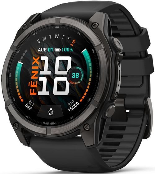 cumpără Ceas inteligent Garmin Fenix 9, 51mm, Carbon DLC, Black Band (010-04763-11) în Chișinău 