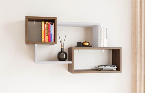купить Полка декоративная Trendy Ayder-Nuc, Alb 90x51x20cm (GTR005428) в Кишинёве 