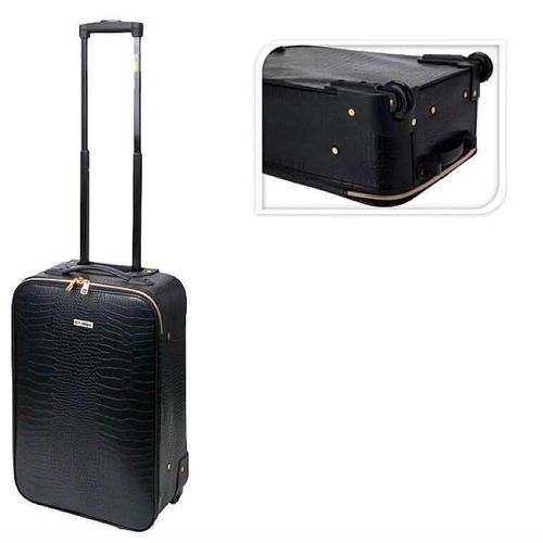 cumpără Valiză Promstore 53997.2 ProWorld Croco 25l, 32x16x48cm, piele PU în Chișinău 