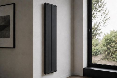 cumpără Radiator Carisa BUTERFLY 1800x316 9005 TEX Black (4 elem) dt30=370w alum în Chișinău 