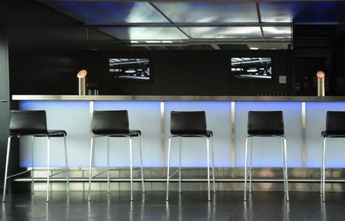 купить Барный стул Papatya Icon-BDK - black / frame chrome в Кишинёве 