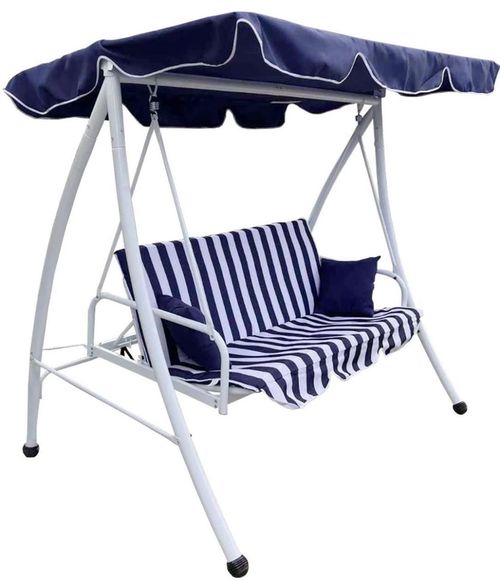 cumpără Mobilier pentru grădină Waltz C1077AL Lefkada (Albastru cu dungi albe) în Chișinău 