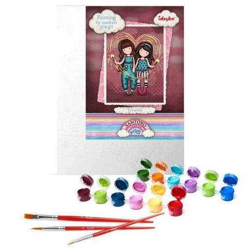 купить Картина по номерам Ideyka (KHO8681) Fireworks Santoro Gorjuss Collection, 30х40 в Кишинёве 