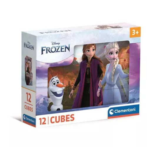 купить Пазл Clementoni Cuburi Frozen, 12 buc. (41192) в Кишинёве 