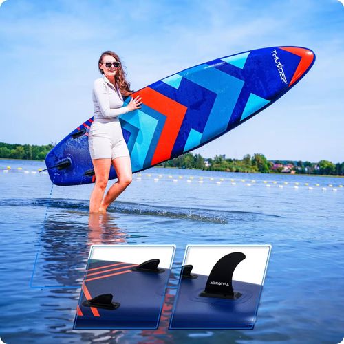 cumpără Accesoriu pentru înot Thunder STRIPES 320cm, placa SUP-Board gonflabila în Chișinău 