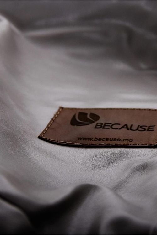 купить Кресло-мешок Because Original Silver (95x95x120cm) в Кишинёве 