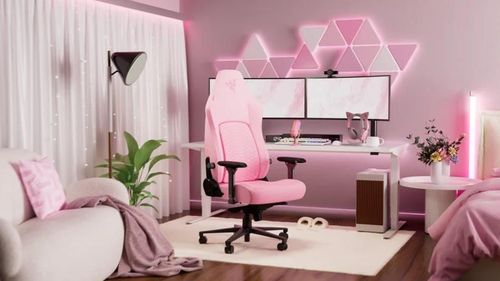 cumpără Fotoliu de birou Razer RZ38-04900900-R3G1 Chair Iskur V2 NewGen Quartz în Chișinău 