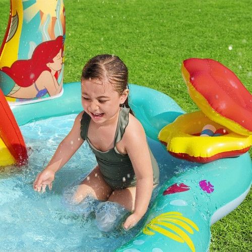 cumpără Piscină gonflabilă Bestway 91097BW Disney Sirena, 221x193x140cm, 2+ în Chișinău 