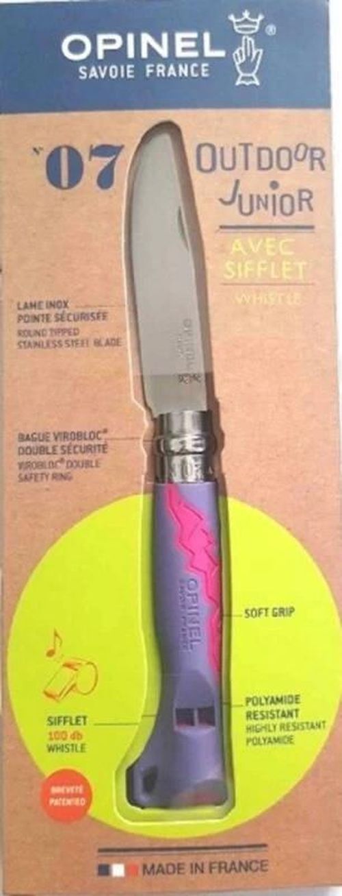 купить Нож походный Opinel Outdoor Junior Mauve Fuchsia Nr. 7 в Кишинёве 