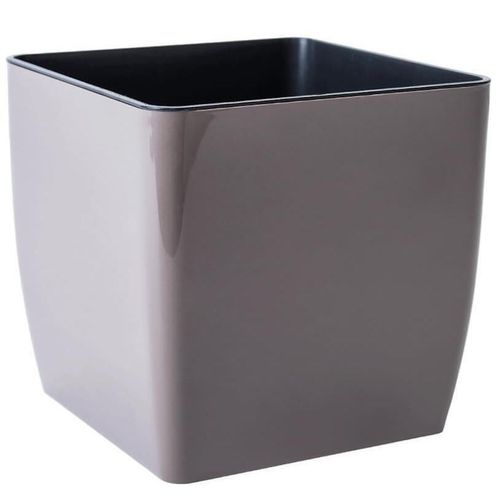 cumpără Ghiveci pentru flori Aleana 115085 Cvadro 27x27x26 cm, cappuccino în Chișinău 