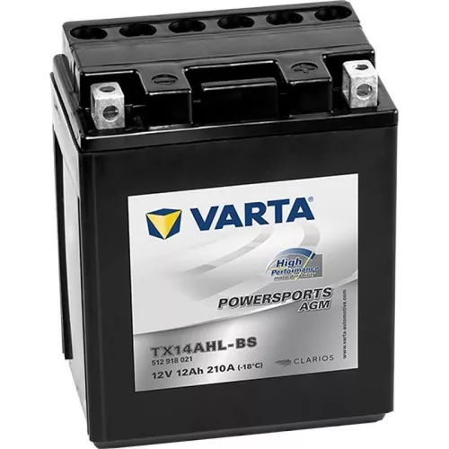 купить Автомобильный аккумулятор Varta 12V 12AH 210A(EN) клемы 0 (134x89x166) YTX14AHL-BS AGM (512918021I314) в Кишинёве 