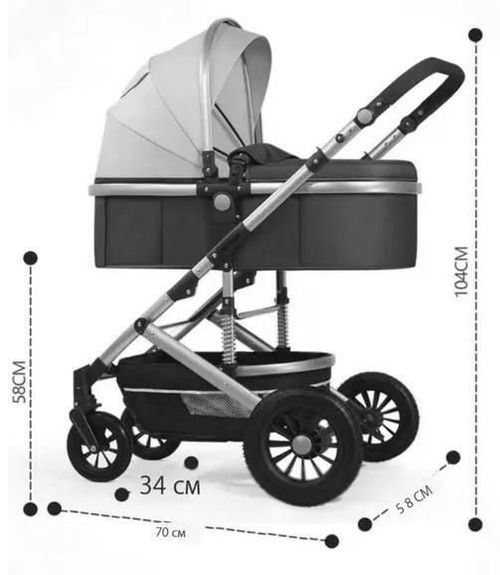 cumpără Сărucior pentru copii 4Play AT81 Peach Grey în Chișinău 