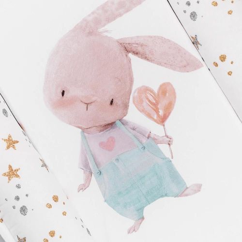 купить Гнездо для новорожденных PernaMea Babynest Premium Iepuras Turcoaz (PM.101552/7) в Кишинёве 