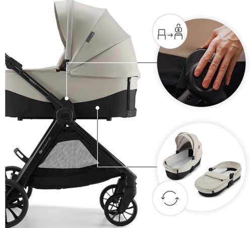 cumpără Сărucior pentru copii KinderKraft 2в1 Vesto 2 KSVEST02BEG2000 Beige în Chișinău 