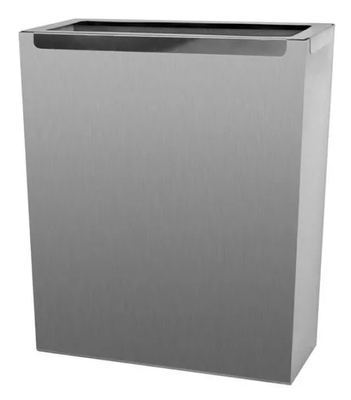 cumpără Coș de gunoi Bisk 00390 de perete dreptunghiular fara capac 35L SAT/NICK în Chișinău 