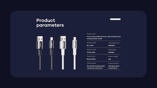 купить Кабель для моб. устройства Remax RC-C099 66W A-C Black в Кишинёве 