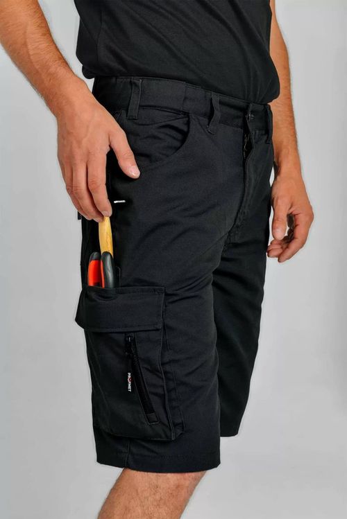 купить Средства индивидуальной защиты Profmet 365213 Рабочий фартук, 65% полиэстер/35% хлопок, черный, размер M в Кишинёве 