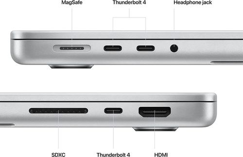 купить Ноутбук Apple New MacBook Pro 14.0" M2 Pro CPU 10C/16C GPU 16/512GB Silver MPHH3 в Кишинёве 