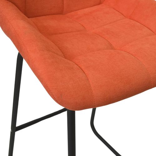 купить Барный стул Deco Nicole CFS Hoker LB SORO-51 +Black Leg Orange в Кишинёве 