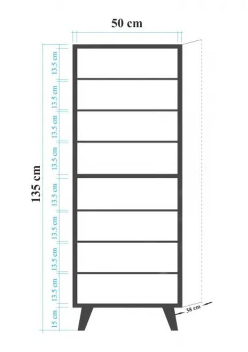 cumpără Raft pentru încălțăminte Trendy Filinta-731 50x127x38cm în Chișinău 