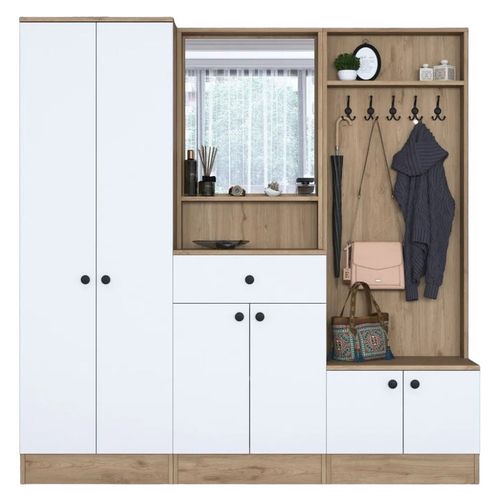cumpără Mobilă pentru antreu Trendy P6-M3-2490, 179x182x35cm (GTR001425) în Chișinău 