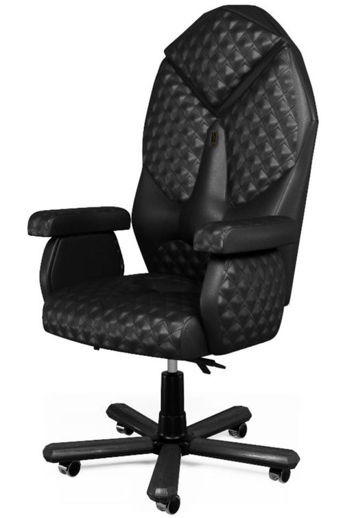 купить Офисное кресло Kulik System Diamond Black Eco в Кишинёве 