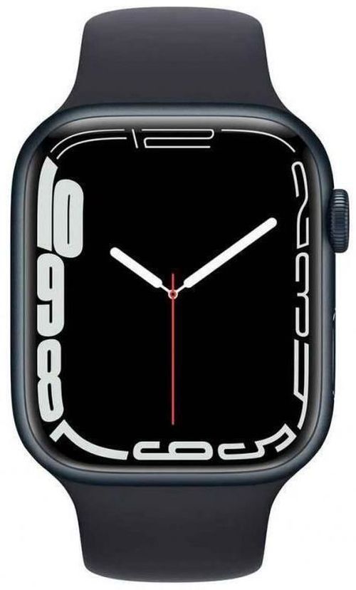 cumpără Ceas inteligent Apple Watch Series 7 GPS 45mm Midnight Aluminium Case with Midnight Sport Band MKN53 în Chișinău 