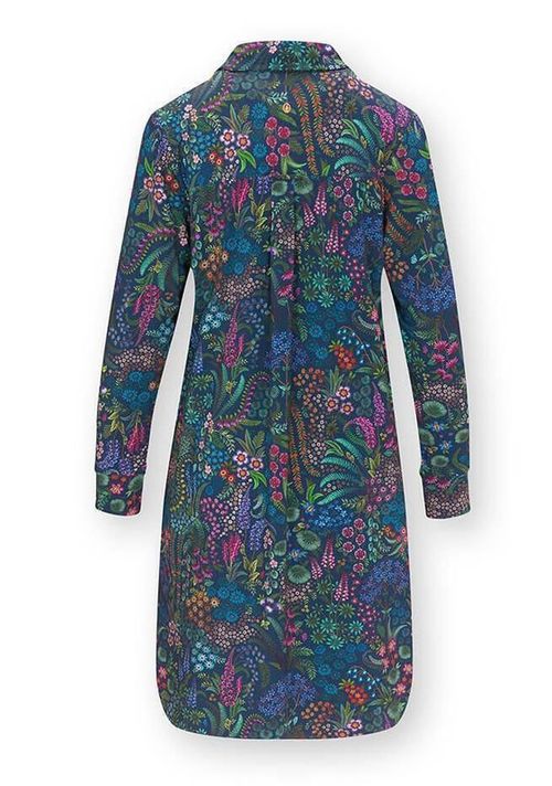 купить Домашний текстиль Pip Studio 51.503.572 Daaltje Long Sleeve Nightdress Querida Dark Blue L Dark Blue в Кишинёве 