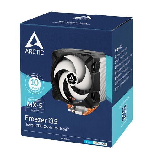 cumpără Cooler Arctic Freezer i35, Socket Intel 1700, 1200, 115X, FAN 113mm, 200-1800rpm PWM, Noise Level 0.3 Sone, Fluid Dynamic Bearing, ACFRE00094A în Chișinău 