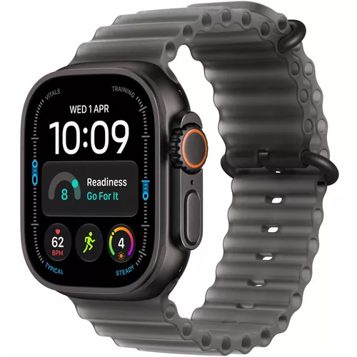 cumpără Ceas inteligent Apple Watch Ultra 4 GPS Cellular 49mm Black Titanium Case with Translucent Black Ocean Band MJAY4 în Chișinău 
