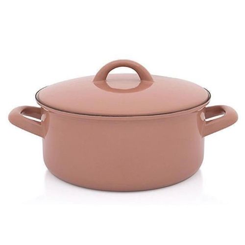 купить Кастрюля Metalac 57057 Cratita emailata Mocha Mousse 20cm, 2.75L, capac din metal в Кишинёве 