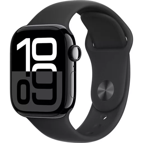купить Смарт часы Apple Watch Series 10 GPS 42mm Jet Black Aluminium Case with Black Sport Band - S/M MWWE3 в Кишинёве 