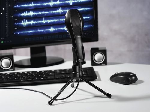 купить Микрофон для ПК Hama 139907 MIC-USB Stream Black в Кишинёве 