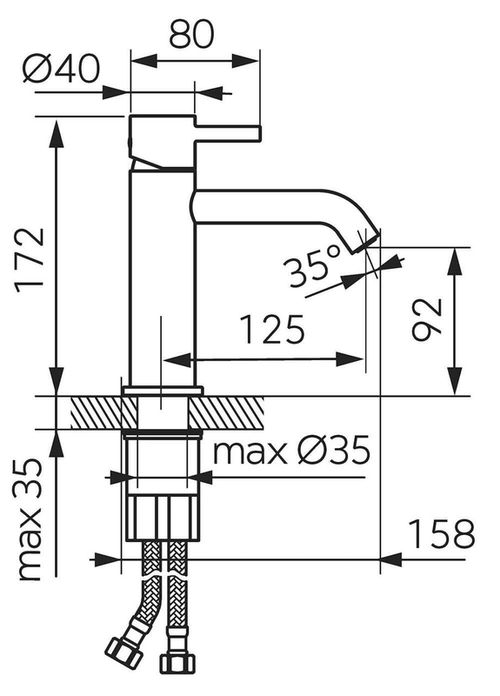cumpără Baterie lavoar Ferro Ciriculus BCK2 (lavoar) în Chișinău 