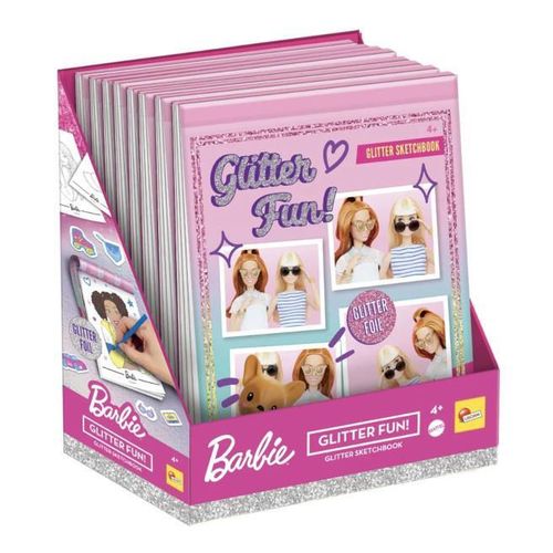 купить Набор для творчества Lisciani Giochi 13195 Set de creatie Sketchbook Barbie Glitter Fun в Кишинёве 