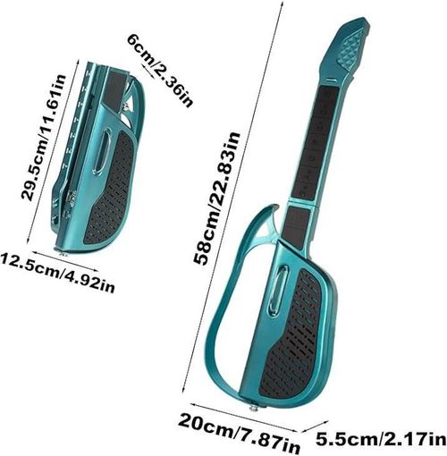 купить Музыкальная игрушка Essa ES200-2 Chitară muzicală interactivă pentru copii, albastru в Кишинёве 