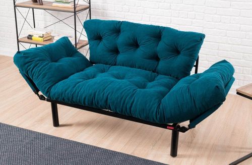 cumpără Canapea Trendy Nitta Albastru Petrol, 70x85x155cm în Chișinău 