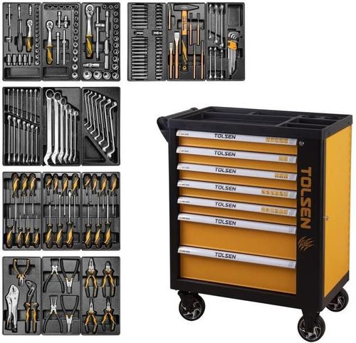 cumpără Sistem de depozitare a instrumentelor Tolsen Dulap cu scule 189 de scule 845x465x965mm (85412) în Chișinău 