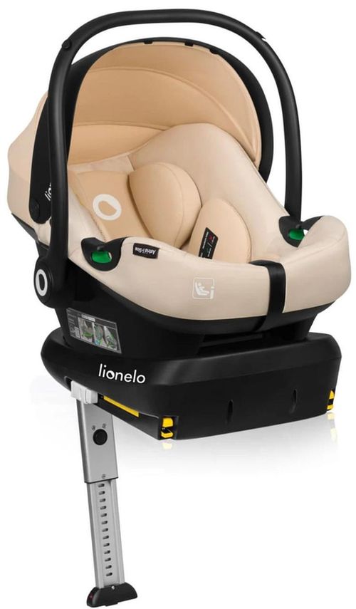 cumpără Scaun auto Lionelo Set Scoica 0-13kg + Baza Isofix Astrid Beige Sand în Chișinău 