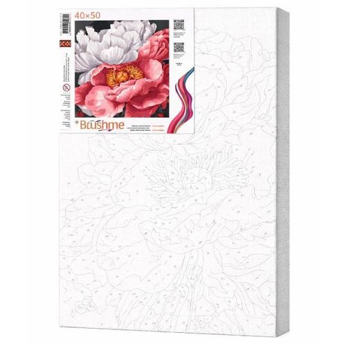 купить Картина по номерам BrushMe BS54475 40x50cm Eco, Tacere in flori в Кишинёве 