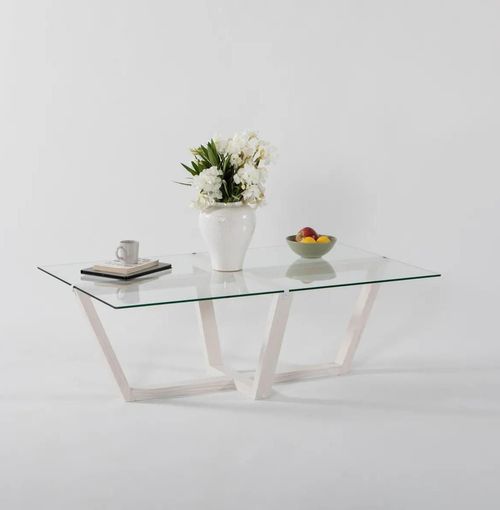 купить Журнальный столик Trendy Amalfi, Белый 105x35x65 см в Кишинёве 