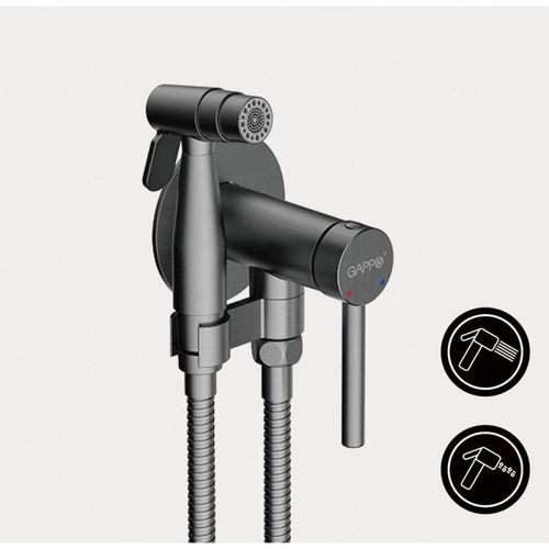 cumpără Baterie pentru bideu Gappo G7206-9 Grafit, incorporat în Chișinău 