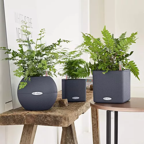 cumpără Ghiveci pentru flori Lechuza Puro Color 20, Slate în Chișinău 