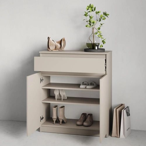 cumpără Raft pentru încălțăminte MebelStar NEO 80x35x95 Cashmere (MBS-1244) în Chișinău 