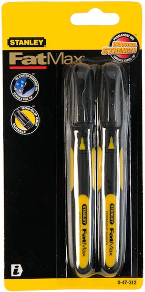 cumpără Instrument de marcare Stanley 0-47-312 marker Fatmax FIN negre 2buc în Chișinău 