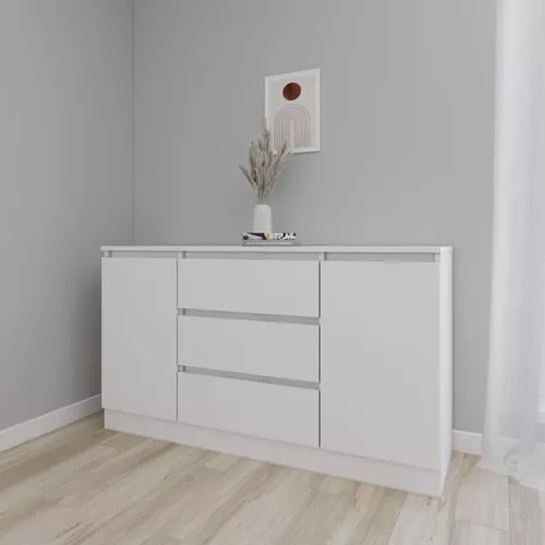 cumpără Comodă Smartex (16198) Т4 120cm Alb în Chișinău 