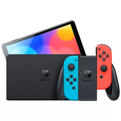cumpără Consolă de jocuri Nintendo Switch OLED 64GB Neon Blue and Neon Red în Chișinău 