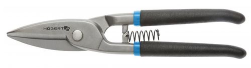 купить Ручной инструмент Hoegert Прямые изогнутые ножницы по металлу 250 мм HT3B506 в Кишинёве 