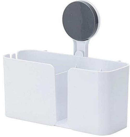 купить Аксессуар для ванной Promstore 55597 Cos pentru baie Bathroom Solutions 21x9x19cm, alb, plastic в Кишинёве 